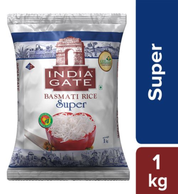 India Gate Basmati Rice Super 1 Kg