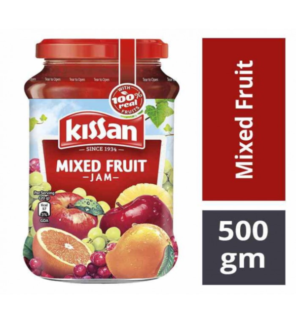 Kissan Mixed Fruit Jam 500 Grams - Image 2