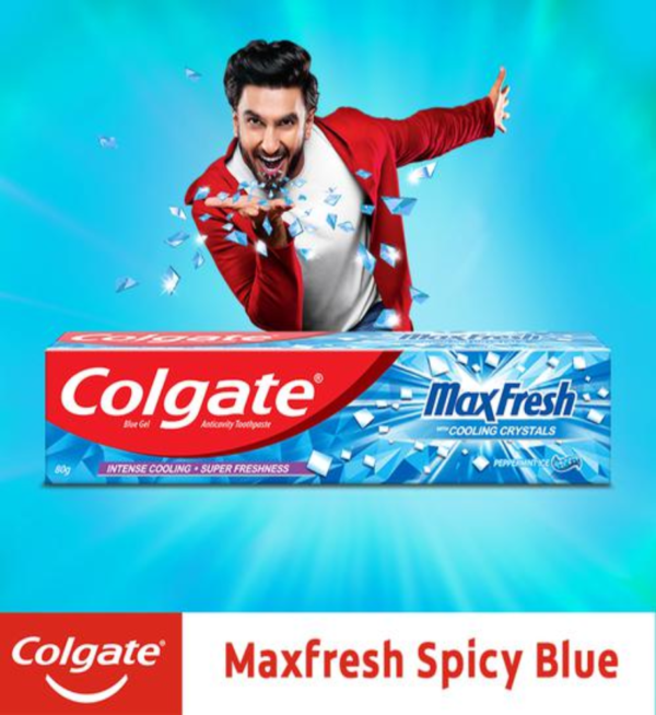 Colgate MaxFresh Toothpaste - Anti-Cavity, Peppermint Ice, 150 g - Image 2