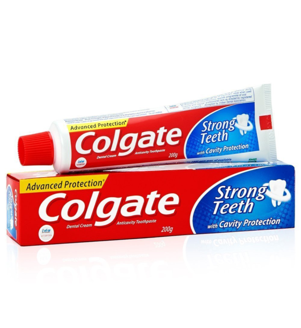 Colgate Strong Teeth Anticavity Toothpaste With Amino Shakti 200Grams - Image 2